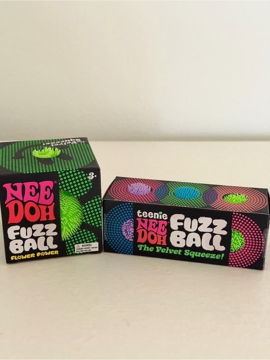 Schylling Other - Needoh Flower Power Fuzzball & Teenie Fuzzball 3 Pack